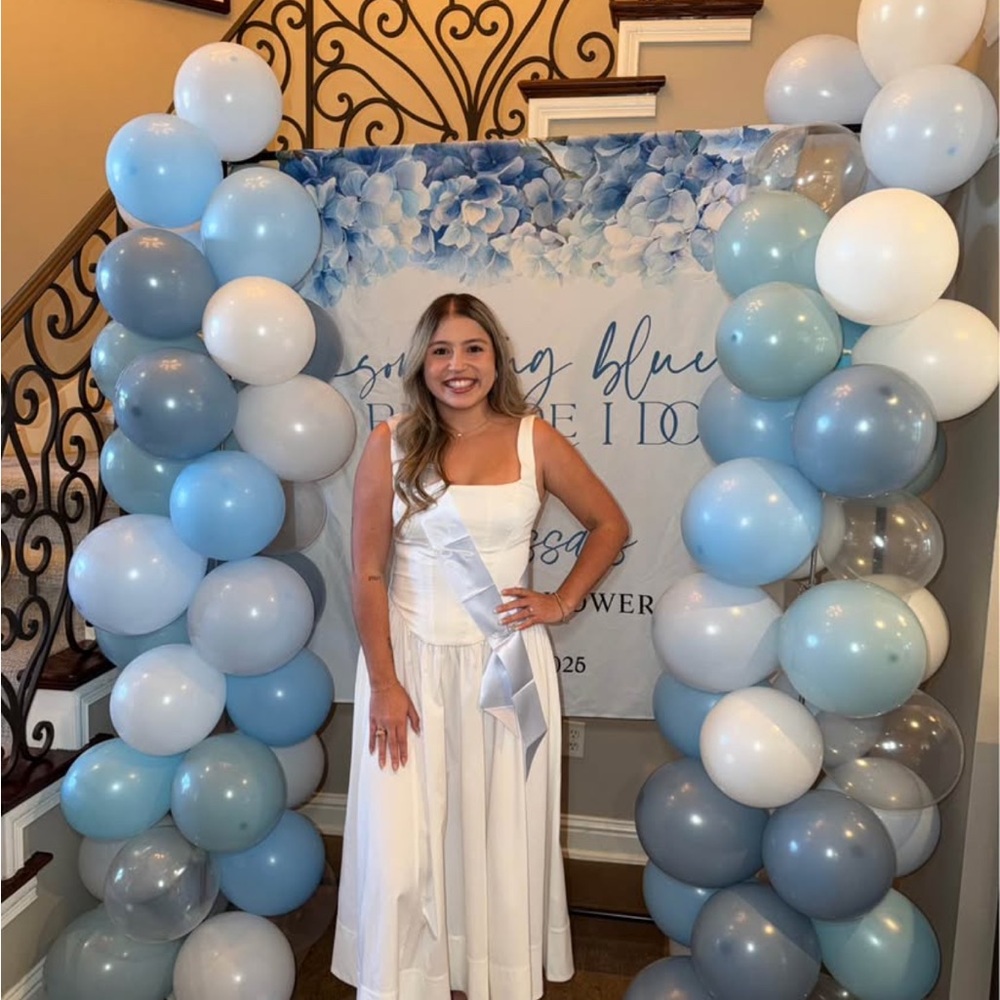 Birdy Grey White Midi Dress